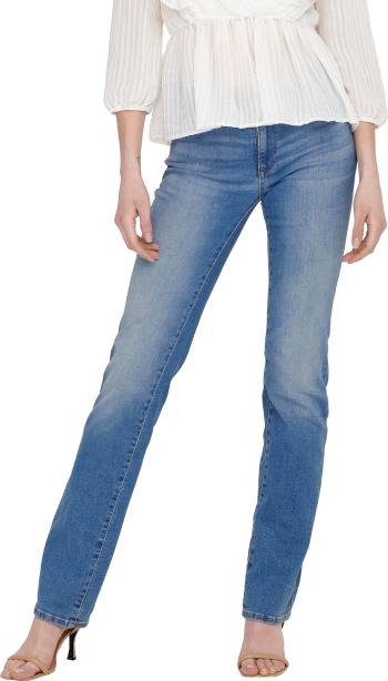 ONLY Dámske džínsy ONLALICIA Straight Fit 15258103 Medium Blue Denim 27/30