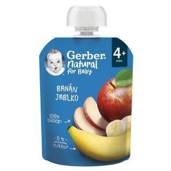 GERBER Vrecko natural banán jablko 4m+ 90 g