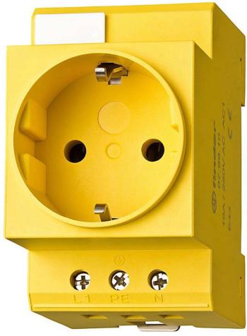 skriňový rozvádzač-zásuvka Finder 07.98.01-1 žltá 1 ks