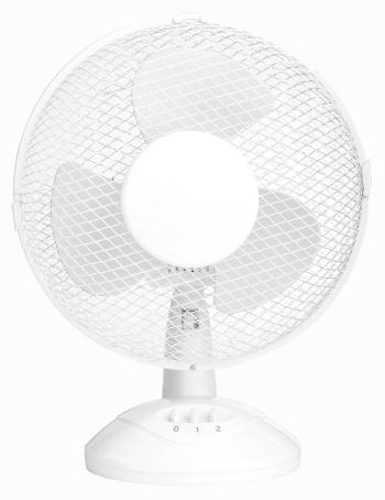 Basetech  stolný ventilátor 30 W (Ø x v) 270 mm x 460 mm biela