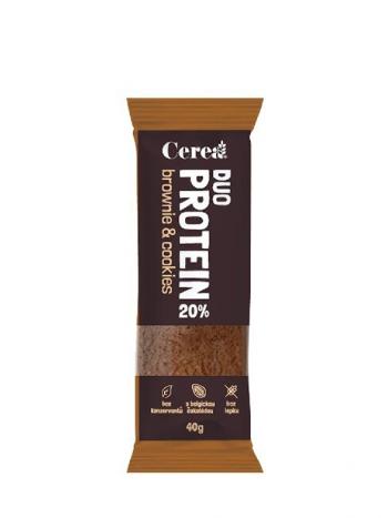 Proteínová tyčinka DUO Brownie & Cookies CEREA 40 g