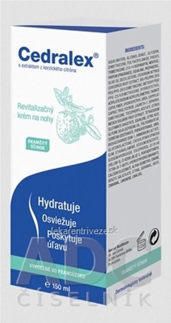 Cedralex revitalizačný krém na nohy 1x150 ml