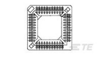 TE Connectivity Low Profile Plastic Chip CarriersLow Profile Plastic Chip Carriers 822516-2 AMP