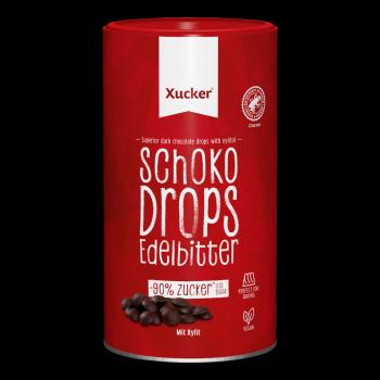 Dark Chocolate Drops - Xucker, horká čokoláda, 200g