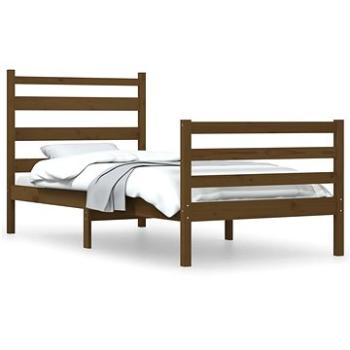 Rám postele masívne borovicové drevo 100 × 200 cm medovo hnedý, 3103706