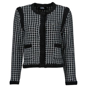 Karl Lagerfeld  classic boucle cardigan  Bundy Viacfarebná