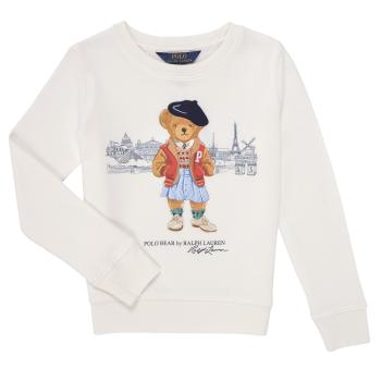 Polo Ralph Lauren  BEARCNFLEECE-KNIT SHIRTS-SWEATSHIRT  Mikiny Biela