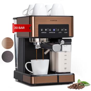 Klarstein Arabica Comfort, espresso kávovar, 1 350W, 20 bar. 1,8l, dotykový ovládací panel