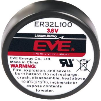 EVE ER32L100 špeciálny typ batérie 1/6 D spájkovacie kolíky v tvare U lítiová 3.6 V 1700 mAh 1 ks