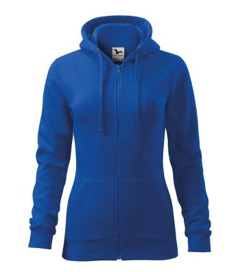 MALFINI Dámska mikina Trendy Zipper - Kráľovská modrá | XXL
