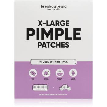 My White Secret Breakout + Aid X-Large Pimple Patches lokálna starostlivosť proti akné s kyselinou salicylovou 5 ks