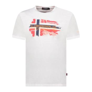 Geographical Norway  SY1366HGN-White  Tričká s krátkym rukávom Biela