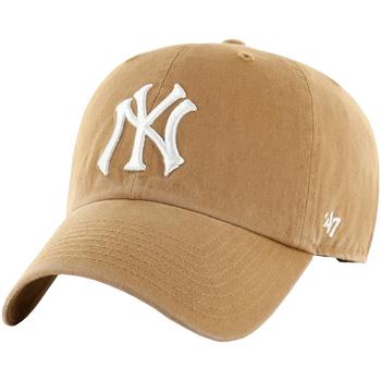 '47 Brand  Šiltovky New York Yankees MLB Clean Up Cap  Hnedá