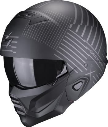 Scorpion EXO-COMBAT II MILES Matt Black/Silver XS Prilba