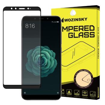 3D Tvrdené sklo Xiaomi Mi 6X / Mi A2 čierne