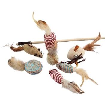 Petsbelle Kolekcia mačacích hračiek s pierkami (CHPsk0348)