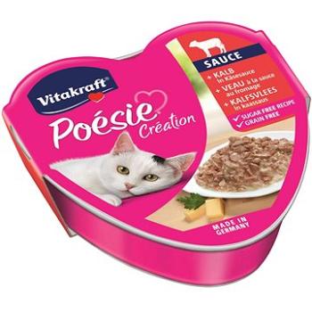 Vitakraft Cat mokré krmivo Poésie Création teľacie v syrovej omáčke 85 g (4008239395948)