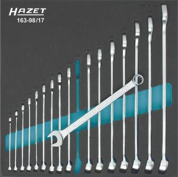 Hazet 163-98/17  sada očkoplochých kľúčov 17-dielna 6 - 24 mm