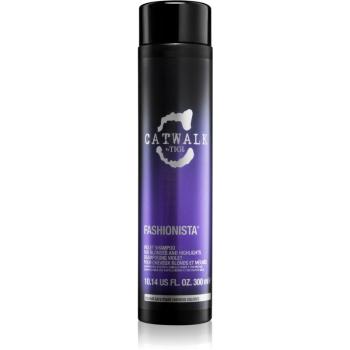 TIGI Catwalk Fashionista fialový šampón pre blond a melírované vlasy 300 ml