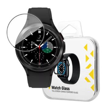 MG Watch Glass ochranné sklo na Samsung Galaxy Watch 4/5 44 mm, čierne