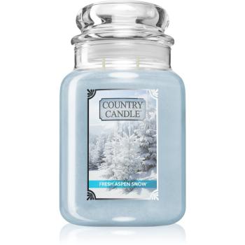 Country Candle Fresh Aspen Snow vonná sviečka 680 g