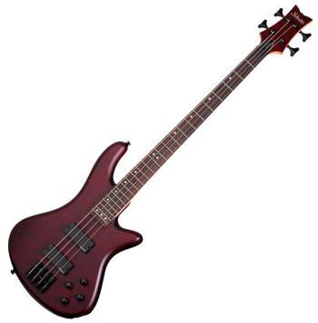 Schecter Stiletto Custom-4 Vampyre Red Satin Elektrická basgitara