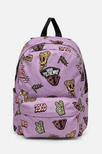 Detský ruksak Vans Old Skool Grom Backpack fialová farba, veľký, vzorovaný, VN000H56D451