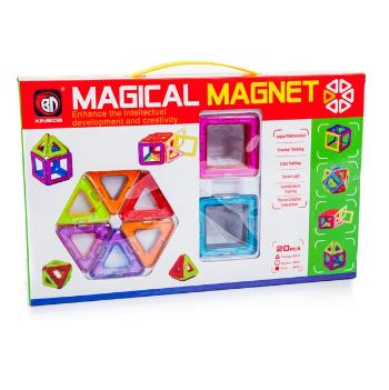 Magnetické farebné kocky Magical Magnet 20 ks