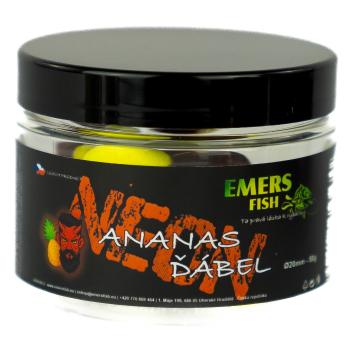 Emersfish boilie neónky ananás diabol 50 g - 20 mm