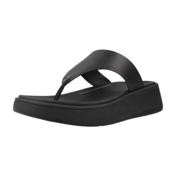 FitFlop  F MODE LEATHER FLATFORM T  Sandále Čierna