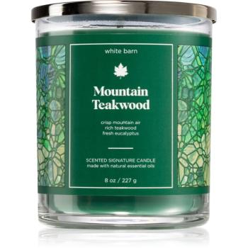 Bath & Body Works Mountain Teakwood vonná sviečka 227 g