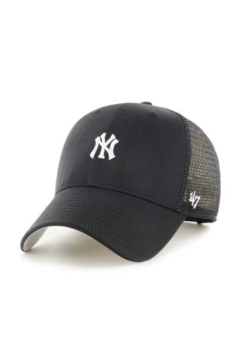 Šiltovka 47brand MLB New York Yankees čierna farba, s nášivkou