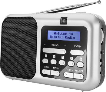 Dual DAB 4.2 stolný rádio DAB+, DAB, FM DAB+, UKW   strieborná