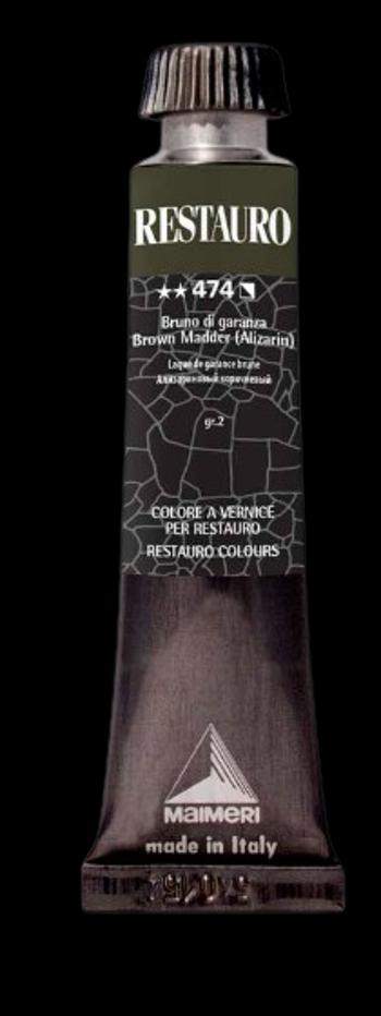 MAIMERI RESTAURO - Reštauračné farby (474 - brown madder alizarin, 20 ml)