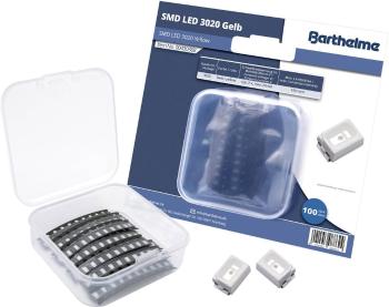 Barthelme  sada SMD LED  3020 žltá 150 mcd 120 ° 20 mA 2 V 100 ks Bulk