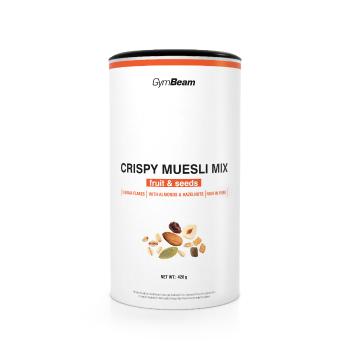 Crispy Muesli Mix - GymBeam, ovocie a semienka, 420g