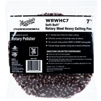 Meguiars Rotary Wool Heavy Cutting Pad 7/175 mm – extra abrazívny vlnený leštiaci kotúč určený pre (WRWHC7)