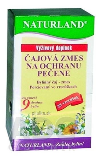 Naturland Čajova zmes na ochranu pečene 25 x 1.5 g