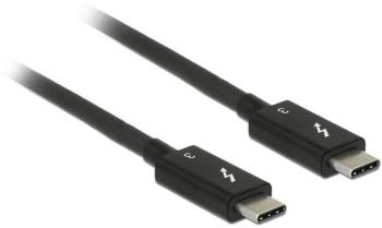 Delock USB prepojovací kábel #####Thunderbolt™ (USB-C™) Stecker, #####Thunderbolt™ (USB-C™) Stecker 0.50 m čierna 84844