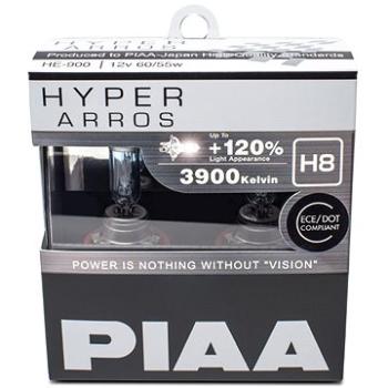 PIAA Hyper Arros 3900K H8 + 120 % zvýšený jas, 2 ks (HE-904)