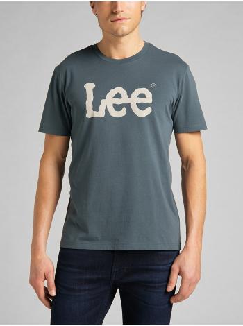 Modré pánske tričko Lee Wobbly