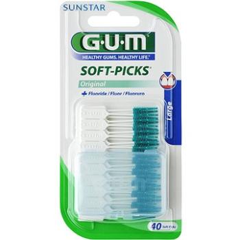 GUM Soft-Picks Large masážna s fluoridmi, ISO 2, 40 ks (070942304566)