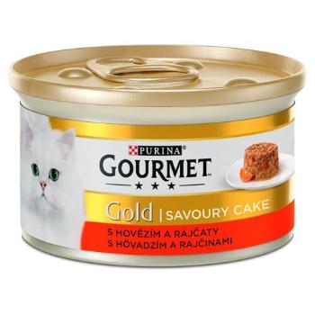 GOURMET GOLD Savoury Cake 24x85g s hovädzím a rajčinou