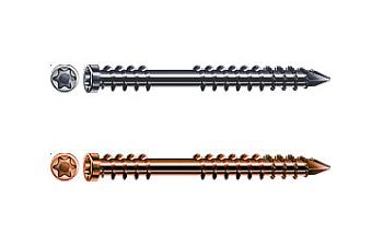 Terasové skrutky SPAX 5 x 50 mm Hnedé nerezové skrutky 5 × 50 mm BIT T 25 | 200 ks