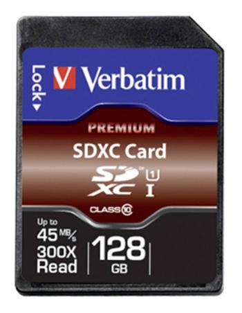 Verbatim Premium SDXC karta 128 GB Class 10, UHS-I