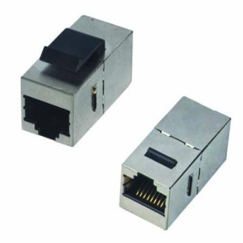 DATACOM Spojka panel STP 2 x RJ45 (8p8c) Cat6, priama, plast