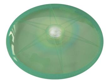 Nobby LED blikajúce frisbee pre psov zelené 15 cm