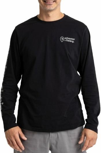 Adventer & fishing Tričko Long Sleeve Shirt Black 2XL