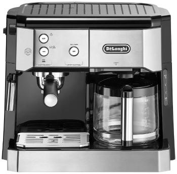 DeLonghi BCO 421.S pákový kávovar nerezová oceľ, čierna  Pripraví šálok naraz=10 sklenená kanvica, s funkciou filtrovani