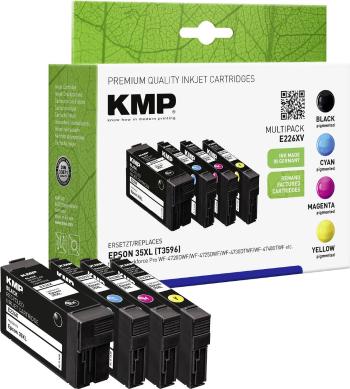 KMP Ink set náhradný Epson T359635XL kompatibilná kombinované balenie čierna, zelenomodrá, purpurová, žltá E226XV 1638,4